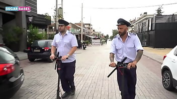 Greek Threesome Deepthroat Romanian Police 